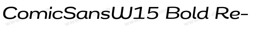 ComicSansW15 Bold Re字体转换